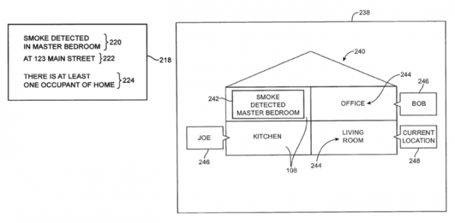 Rookmelder iPhone iPad patent