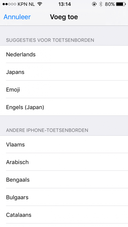 iTip Het toetsenbord met emoji toevoegen iCreate