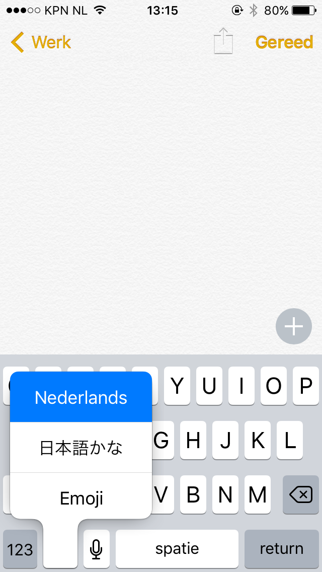 iTip Het toetsenbord met emoji toevoegen iCreate
