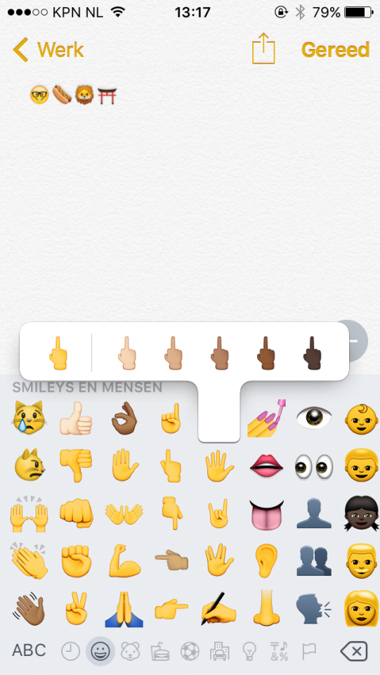 iTip Het toetsenbord met emoji toevoegen iCreate
