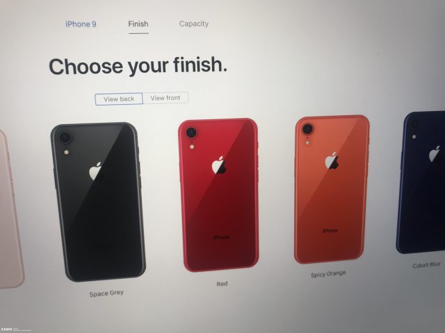 iPhone 9 kleuren website apple
