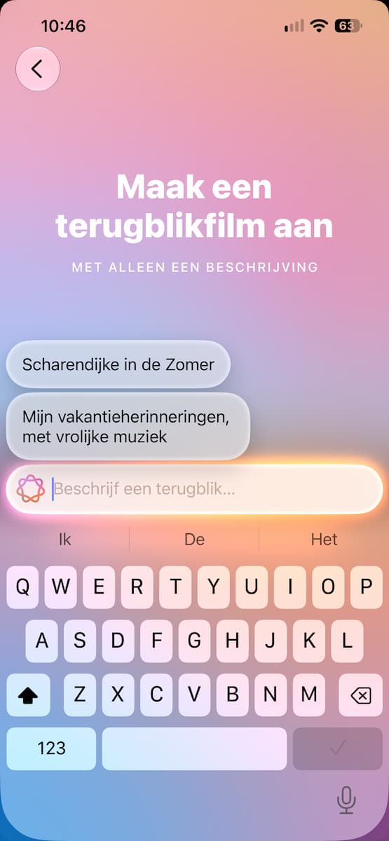 Instructiefoto: Maak je eigen terugblikflim