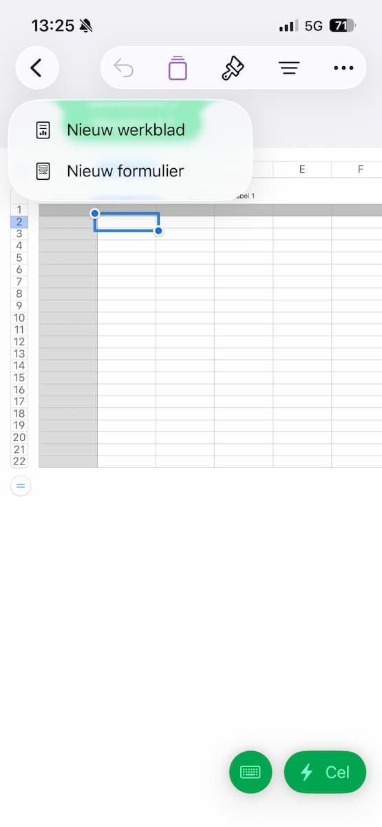 Instructiefoto: Formulier