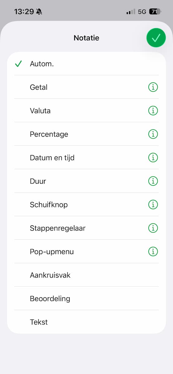 Instructiefoto: Notatie
