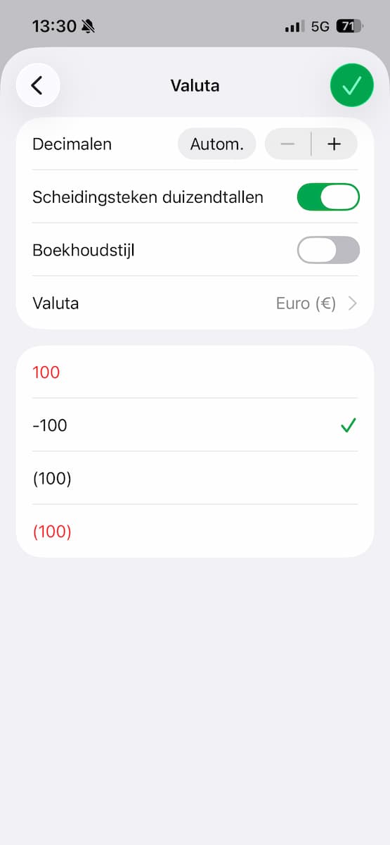 Instructiefoto: Extra notatieaanpassing