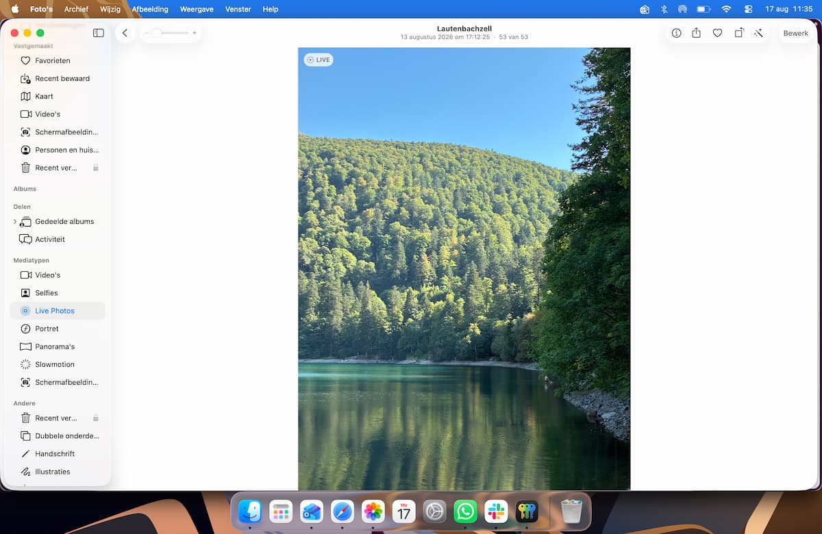 Instructiefoto: Op je Mac