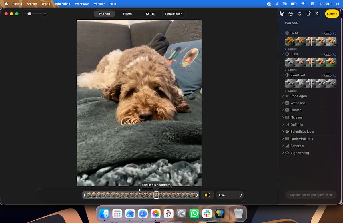 Instructiefoto: Op de Mac