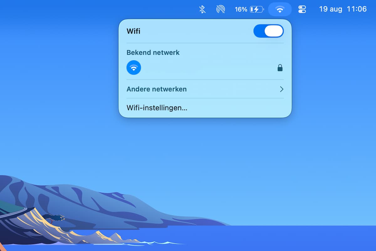 Instructiefoto: Wifi uit