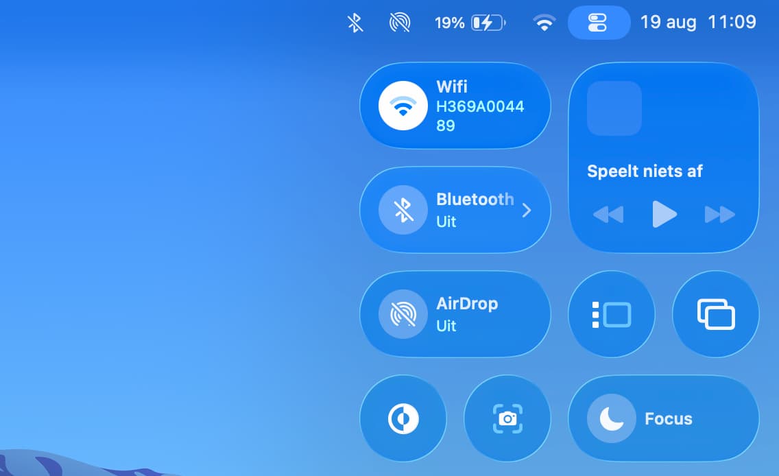 Instructiefoto: Bluetooth uit