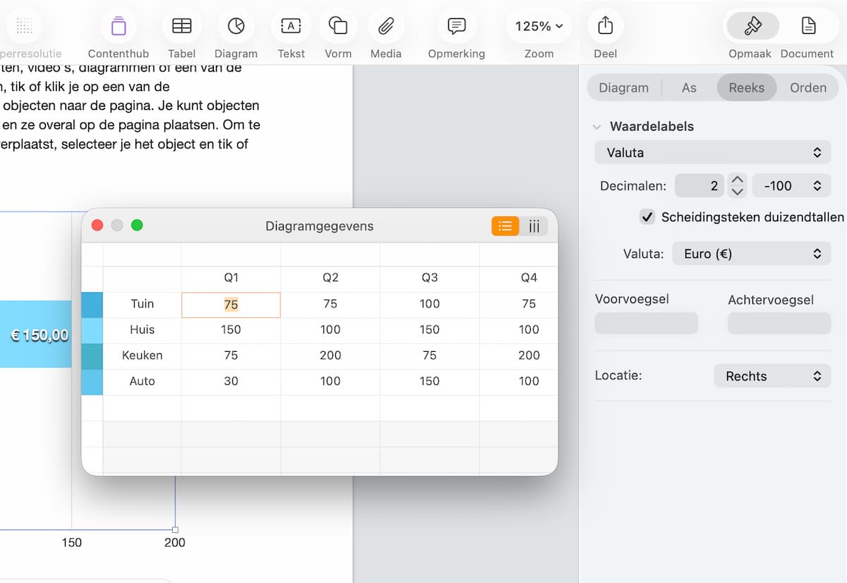 Instructiefoto: Notatie