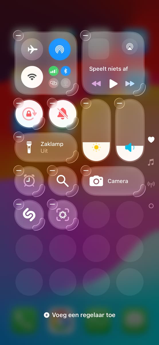 Instructiefoto: De bewerkmodus