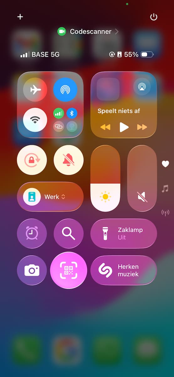 Instructiefoto: Codescanner