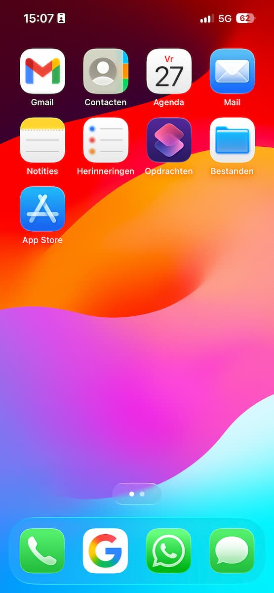 Instructiefoto: Sneller door je thuisscherm bladeren