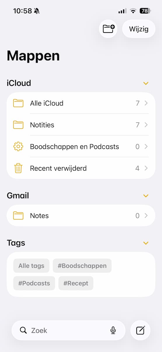 Instructiefoto: Snel naar je map