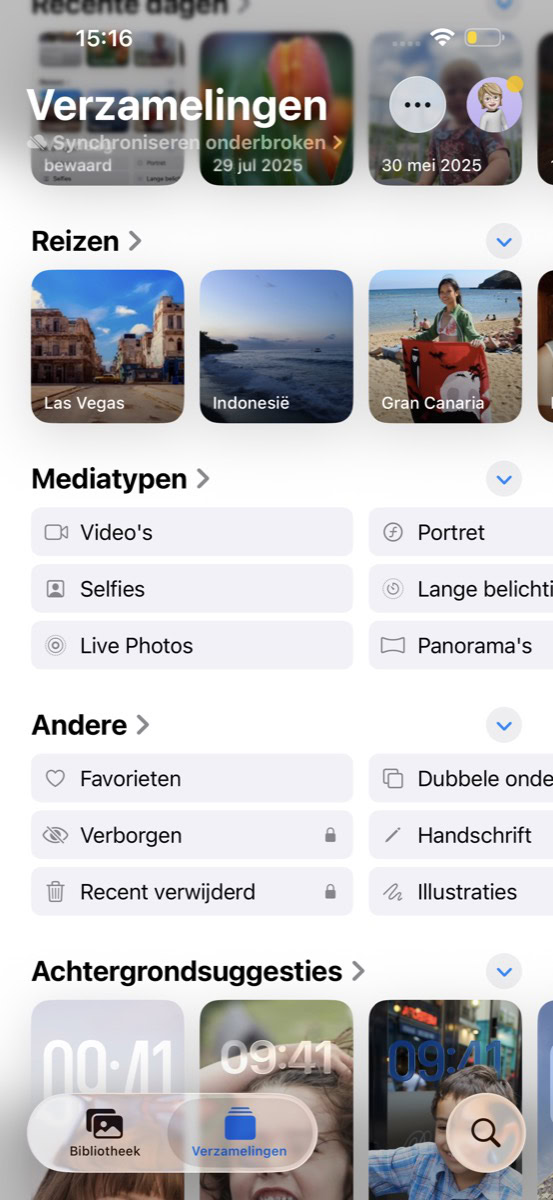 Instructiefoto: Bekijk je reizen