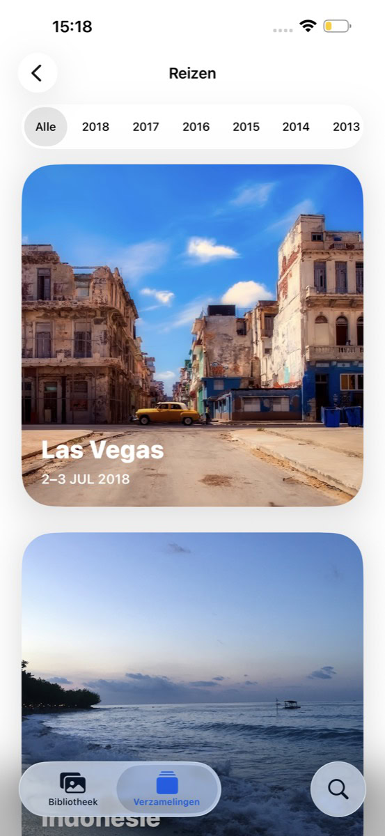 Instructiefoto: Reis door de tijd