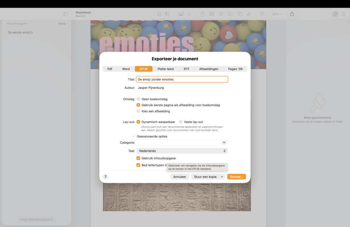 Instructiefoto: Alle hoofdstukken