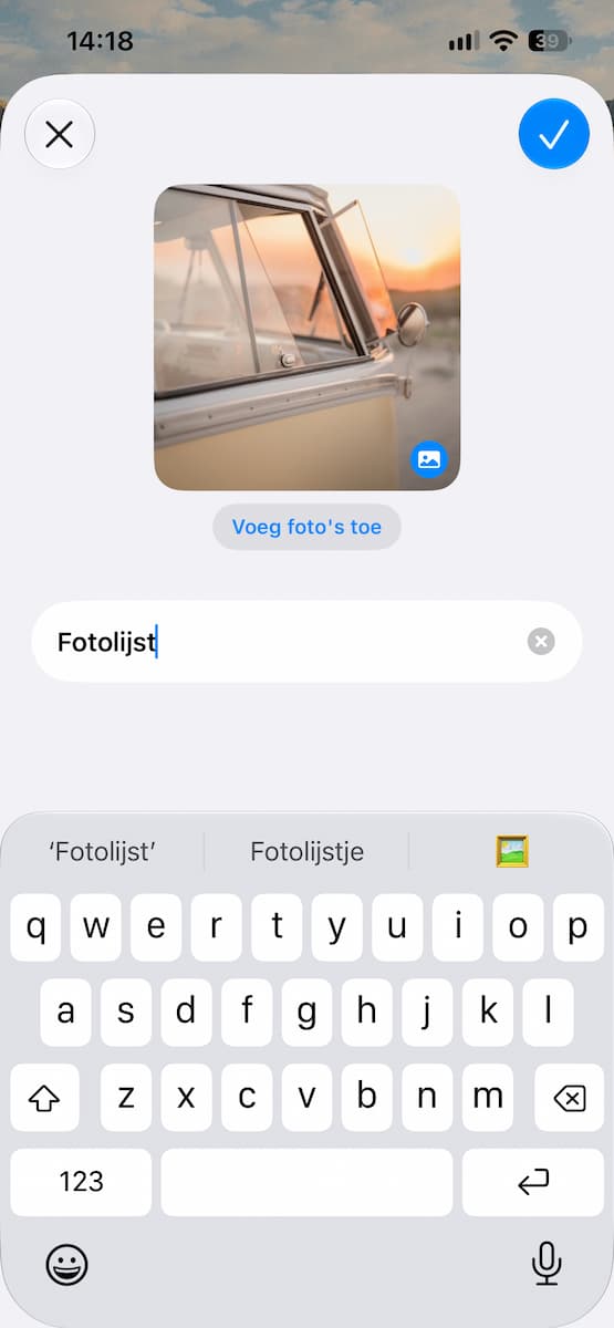 Instructiefoto: Andere aanpassingen
