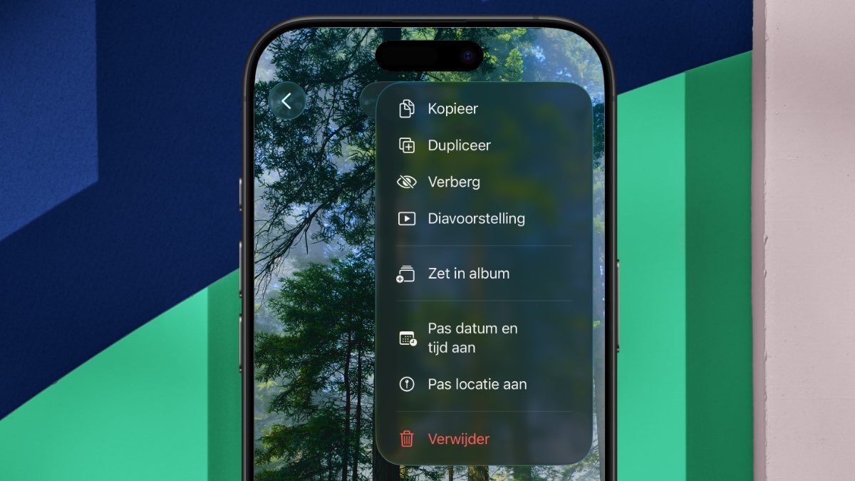 iPhone-foto verbergen