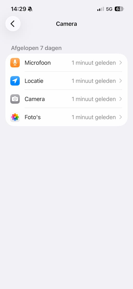 Instructiefoto: Activiteit bekijken