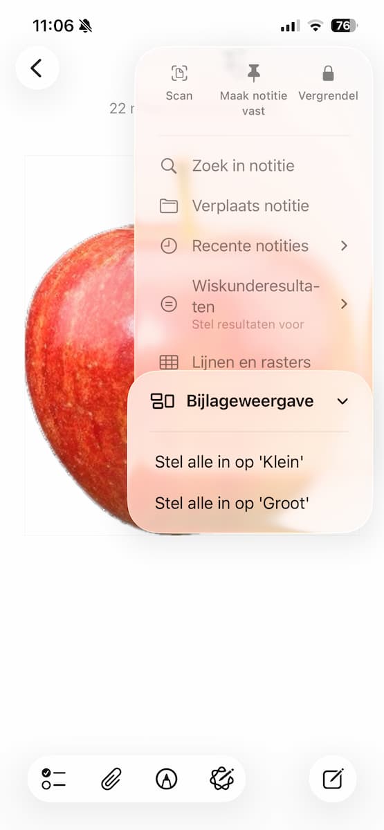 Instructiefoto: Verkleinen