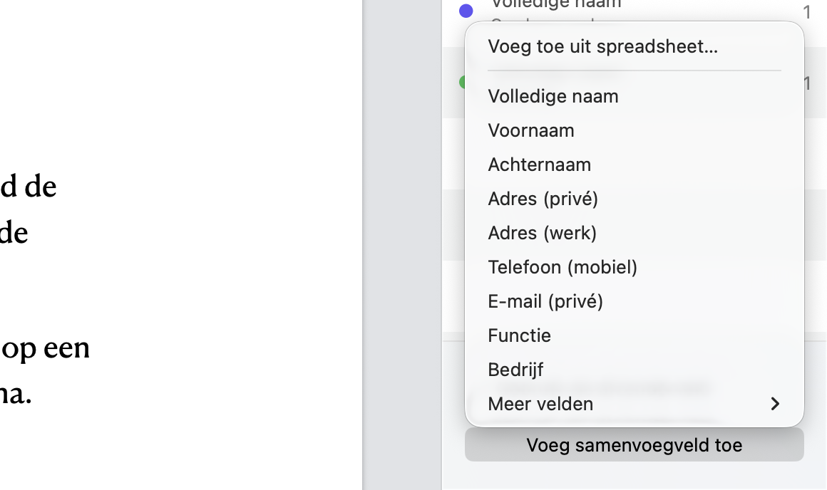 Instructiefoto: Afdruk samenvoegen