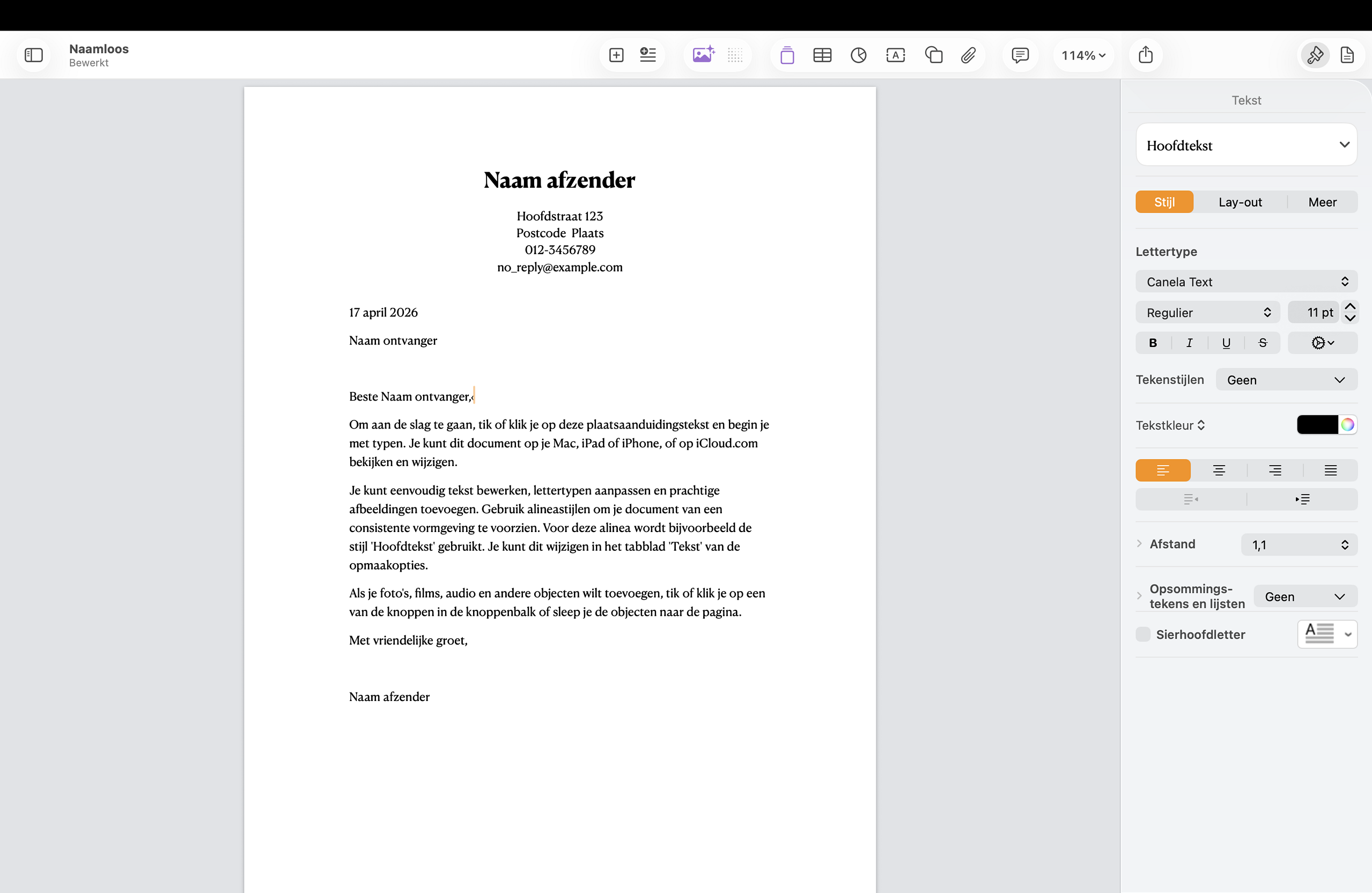 Instructiefoto: Schrijven maar