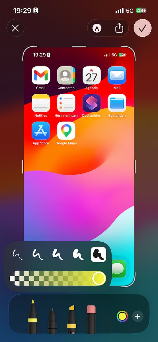 Instructiefoto: Voorvertoning