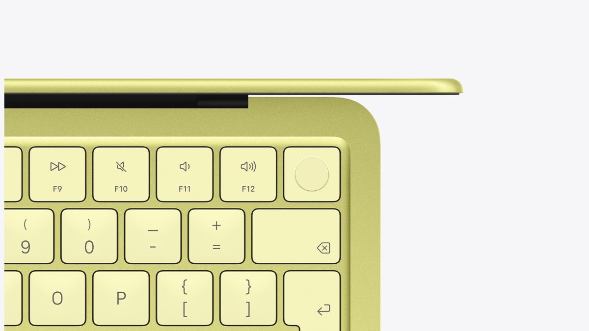 Keyboard macbook neo citrus