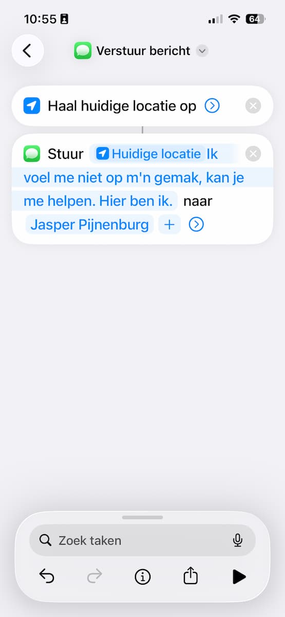 Instructiefoto: Onveilig gevoel