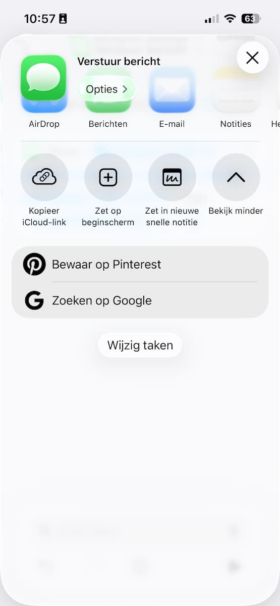 Instructiefoto: Taak starten