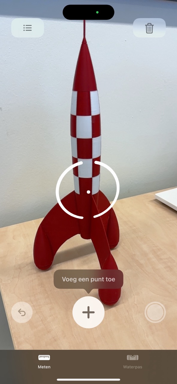 Instructiefoto: Kalibreren