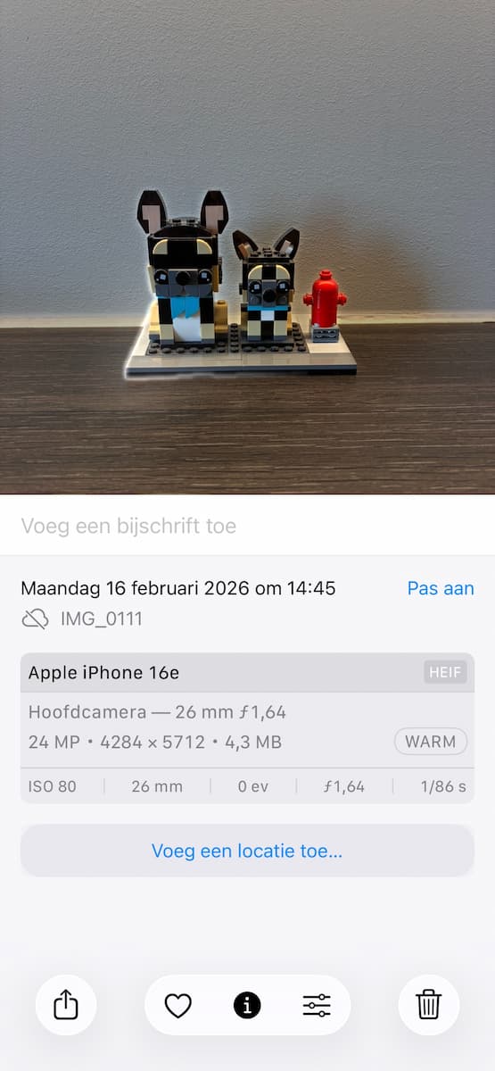 Instructiefoto: Stijlgebruik