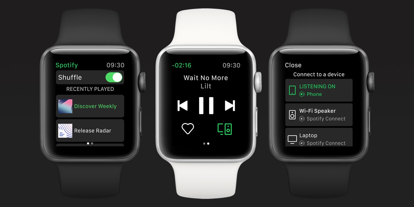 Spotify Apple Watch app
