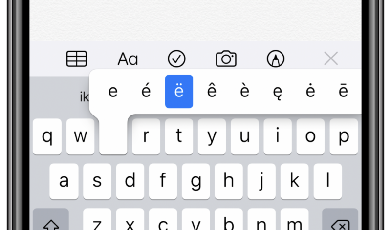 Een e met puntjes (ë) typen op iPhone en Mac: hoe doe je dat? - iCreate