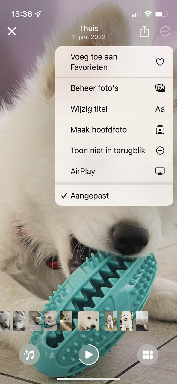 Instructiefoto: Verander de hoofdfoto