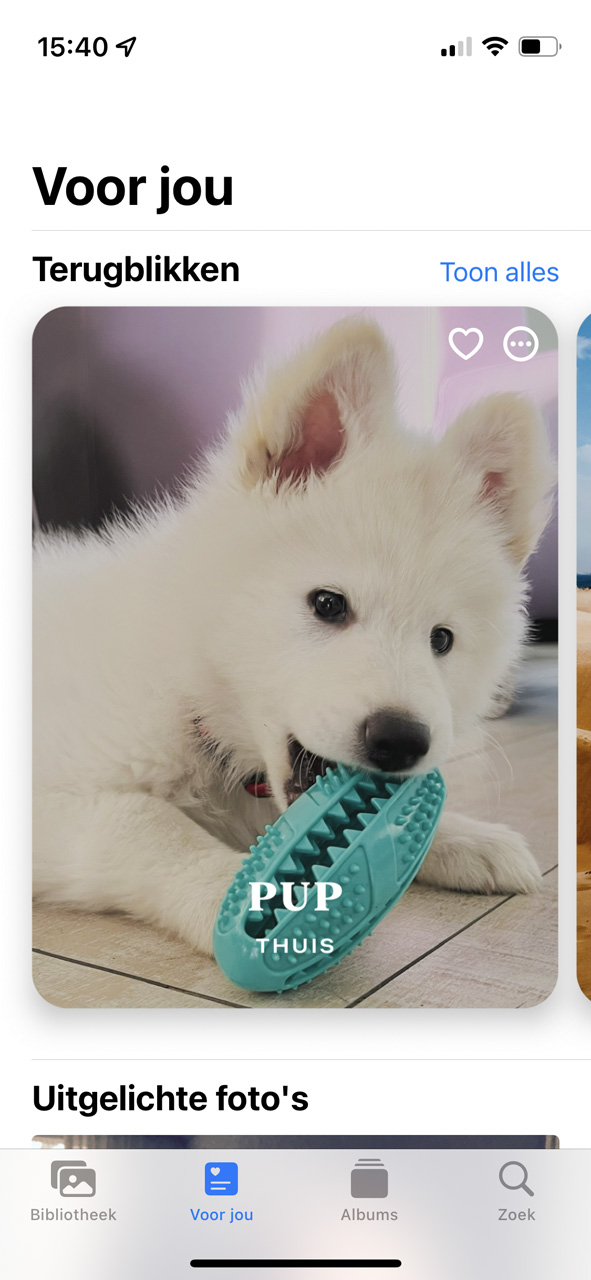 Instructiefoto: Voor jou