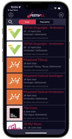 Koningsdag apps