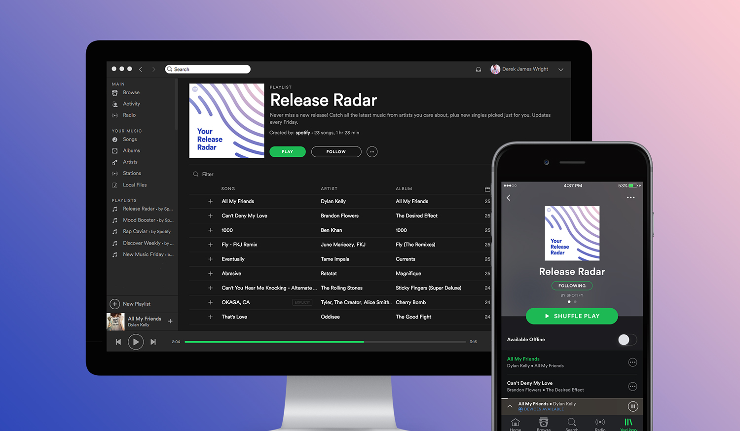 Spotify Release Radar