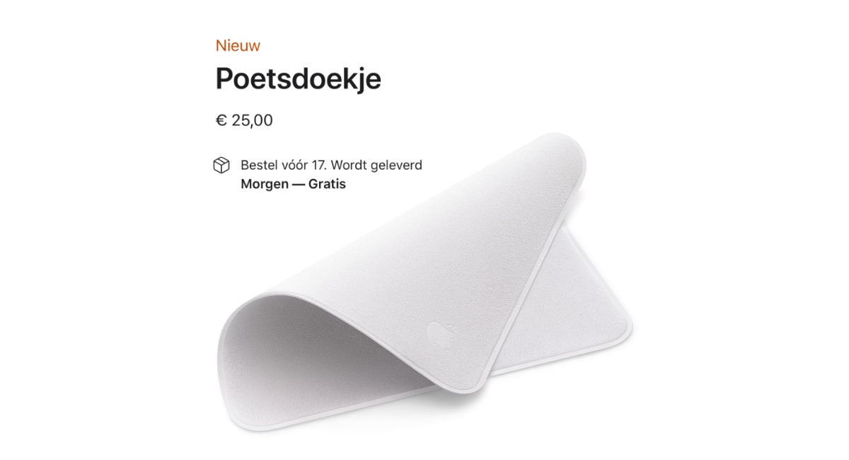 Apple poetsdoekje