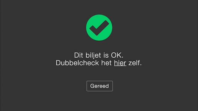 Bankbiljet echtheid app