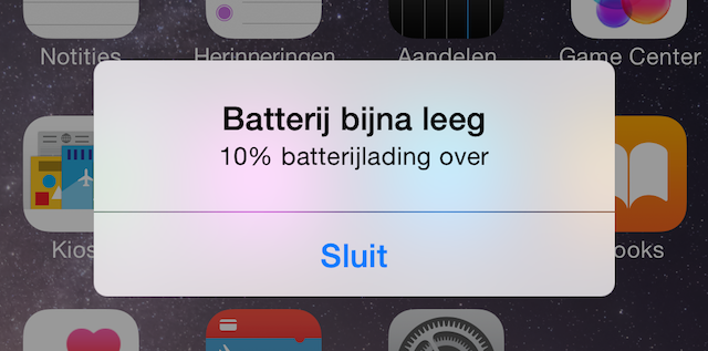 Batterij iPhone iPad