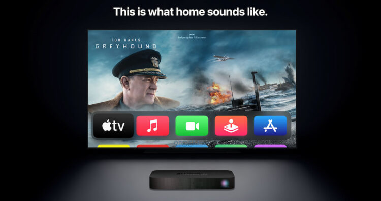concept Apple TV met HomePod