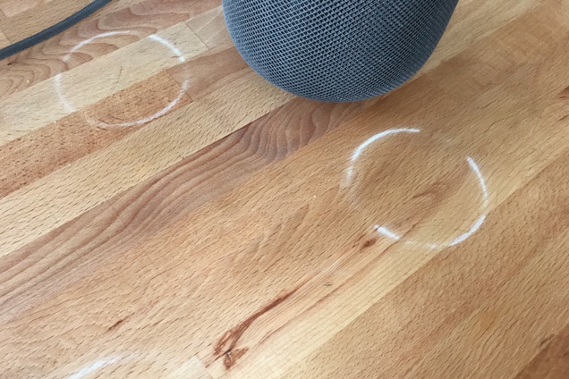 HomePod kringen houten meubilair