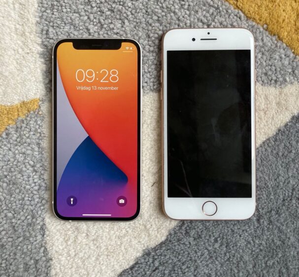 Vergelijking iPhone 12 mini en iPhone 8