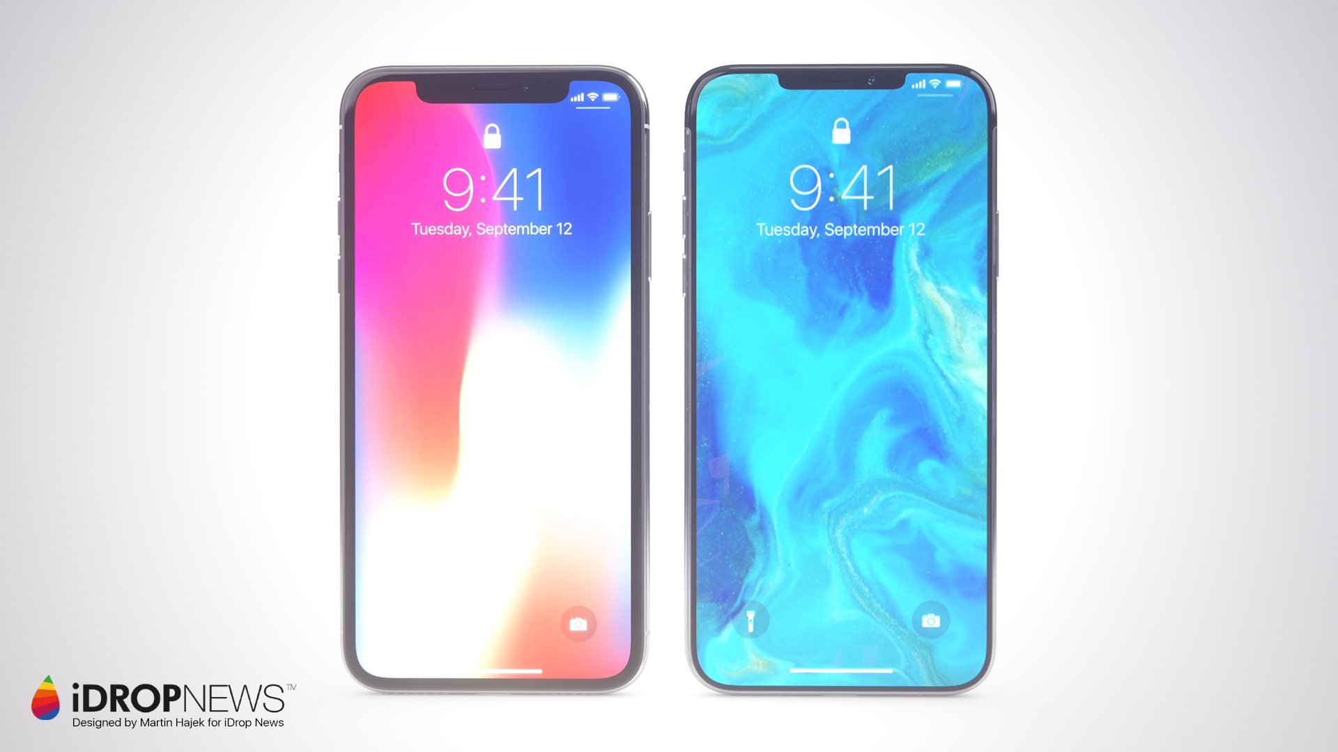 iPhone XI-concept notch en randen