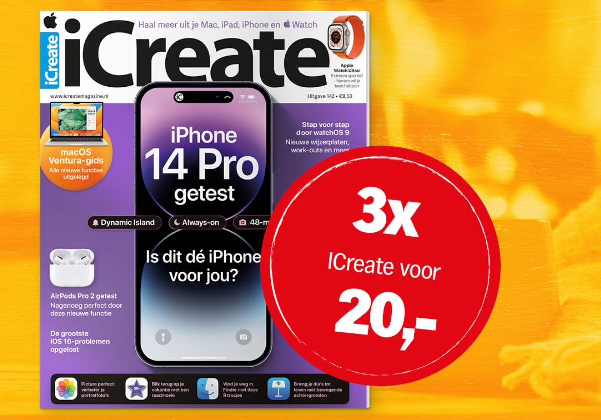 iCreate actie najaar 2022