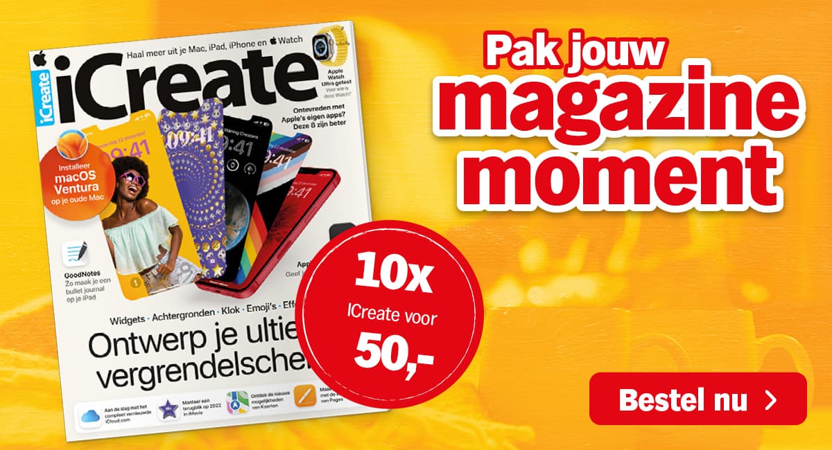 iCreate Actie najaar 2023