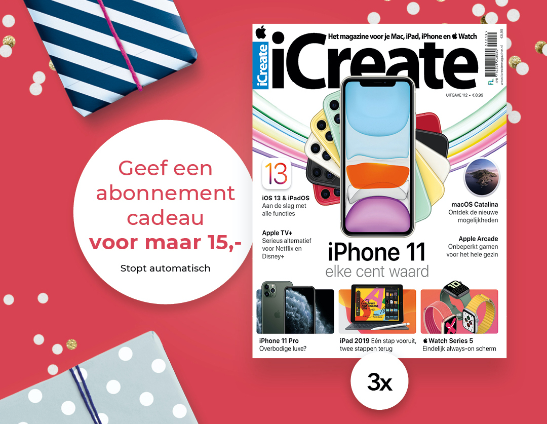 iCreate cadeau geven