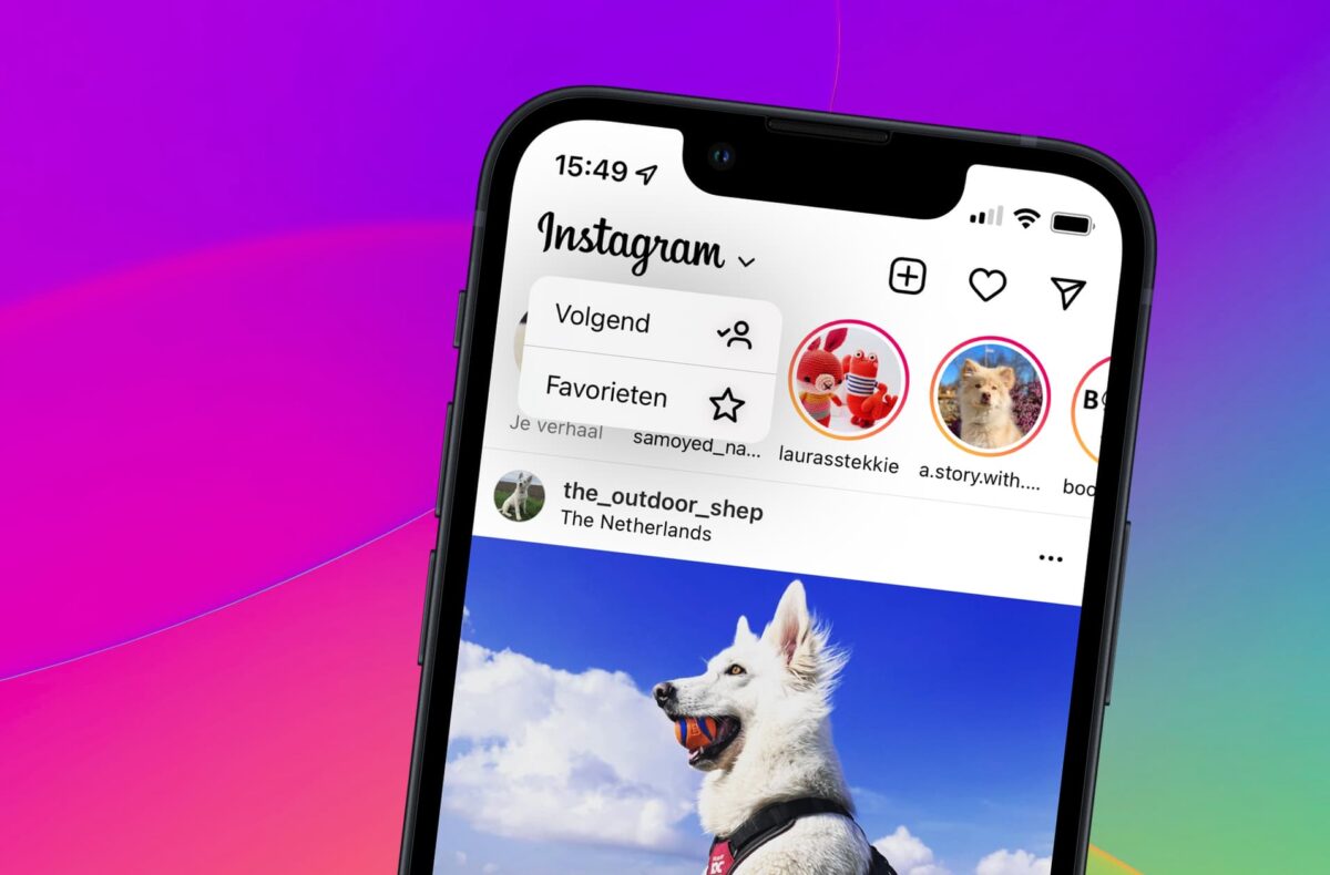 Instagram chronologisch